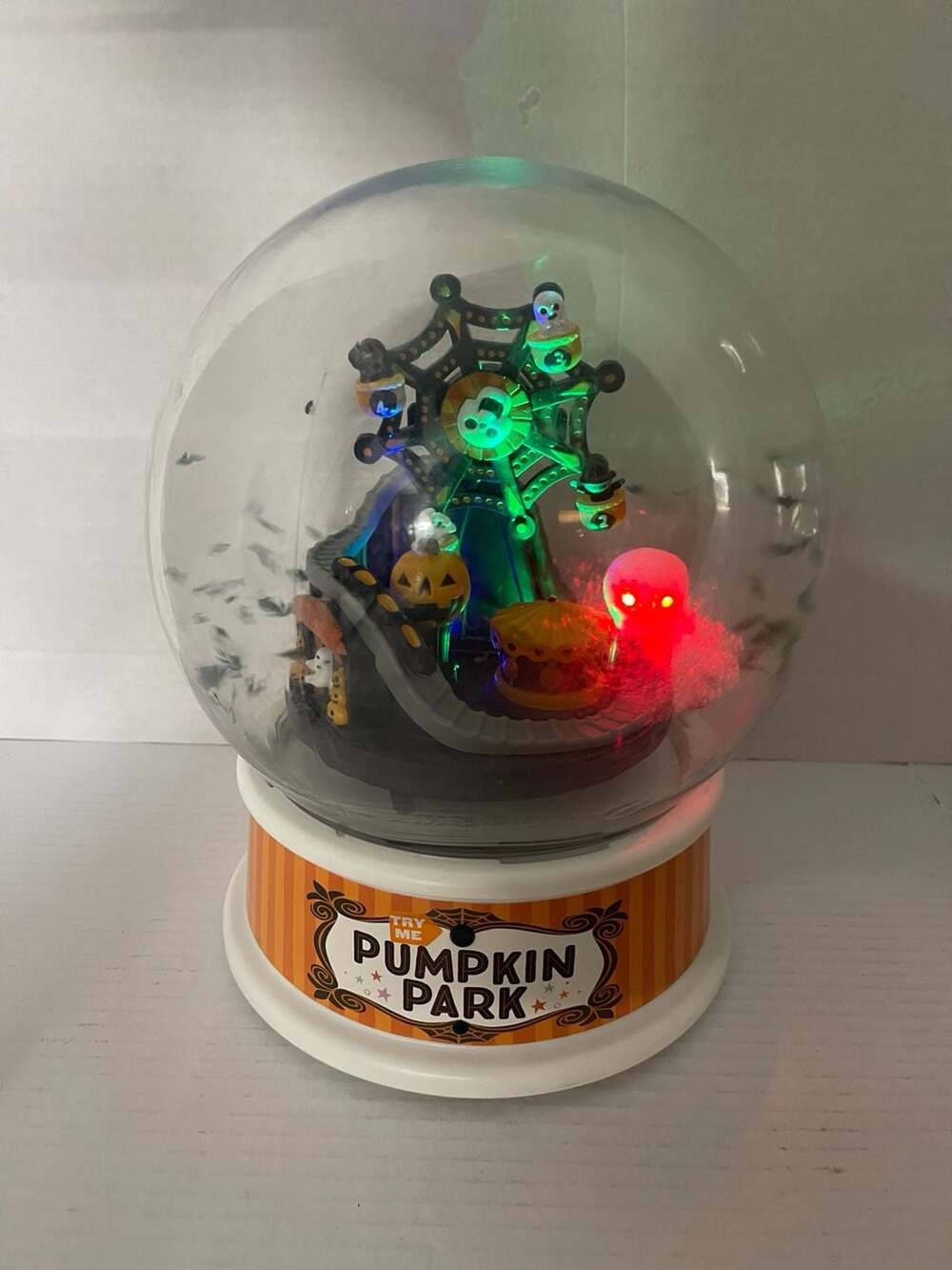 Target Hyde & EEK! Boutique Pumpkin Park Animated Halloween Snow Globe